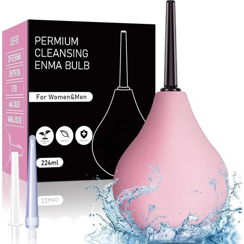 Shiba-Poire À Lavement Intime Anale - Poire De Lavement Intime Anus Douche 224ml,Poire Pour Lavement Rectale En Silicone Médicale [3