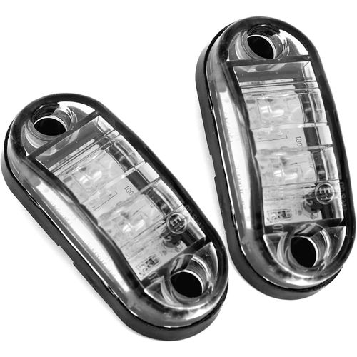 Générique Feux De Signalisation Arrière Du Véhicule 2 Pièces 12v/24v Feux De Position Latéraux Led Voitures Lumières Externes Feux D'avertissement Auto