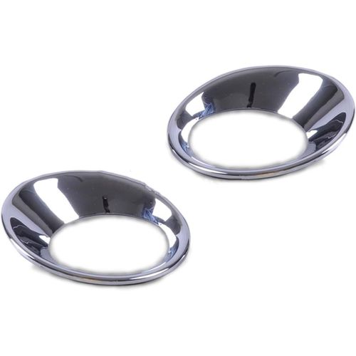Ensembles De Phares Antibrouillard Pour Voiture Pour Nissan Pour Qashqai 2007-2012 2 Pièces Abs Pour Chrome Pour Arrière Feux Antibrouillard Cadre De Couverture De Lampe Pour Garniture D'anneau