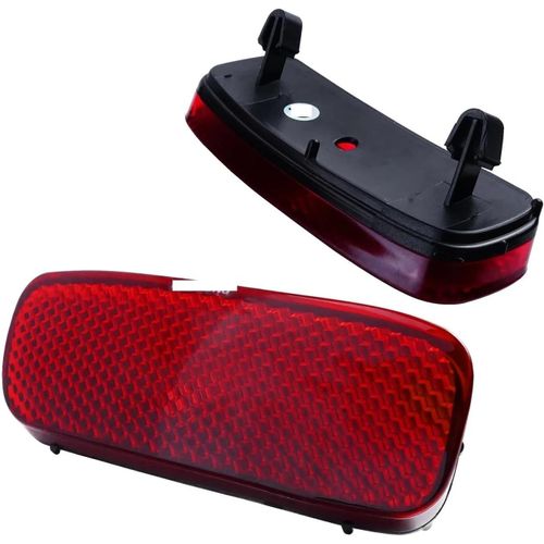 Générique Feux De Signalisation Arrière Du Véhicule Réflecteur De Pare-Chocs Pour Arrière, Lentille Rouge, 2 Pièces, Pour Peugeot 107 206 607, Pour Expert, Pour Citroën,Pour Fiat