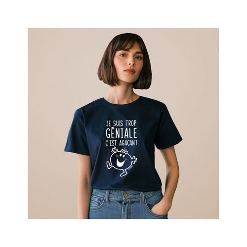 T-Shirt Femme "Je Suis Trop Géniale C'est Agaçant"