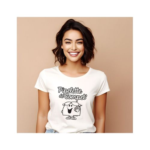 Tshirt Femme Pipelette De Compet'