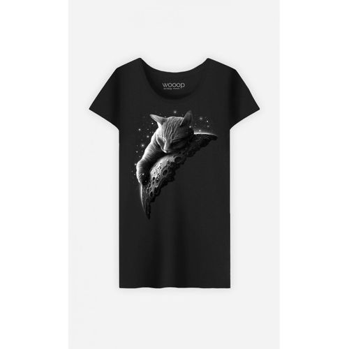 Tshirt Femme Moon Cat