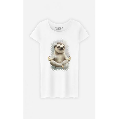 Tshirt Femme Sloth Meditate