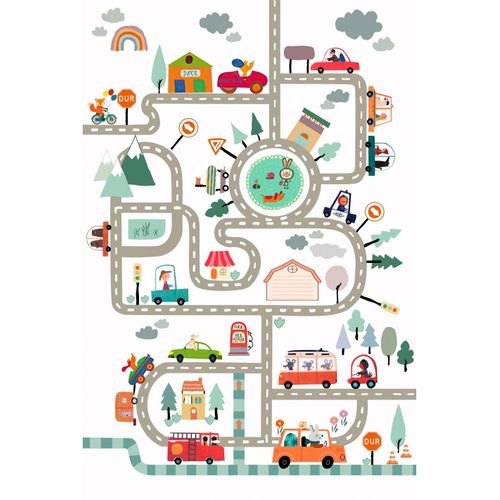 Tapis Enfant Circuit De Voiture