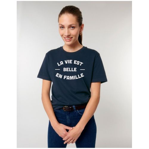 T-Shirt Femme "La Vie Est Belle En Famille"