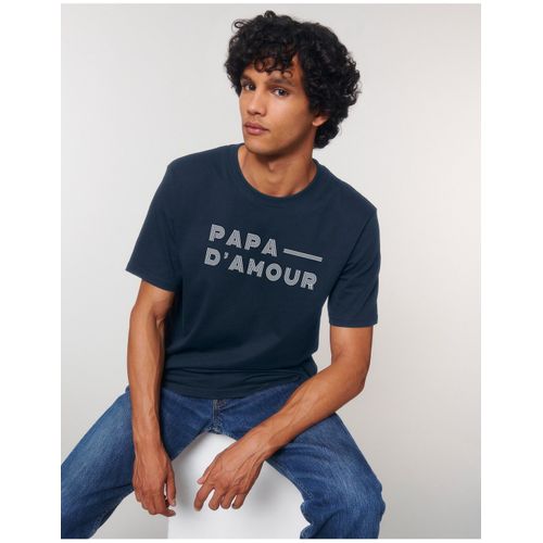 T-Shirt Homme "Papa D'amour" Bleu
