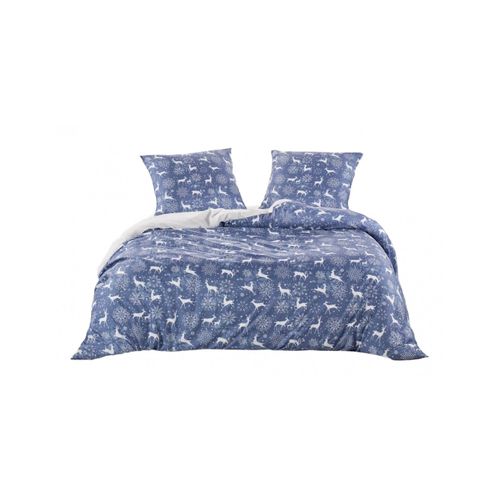 Parure De Lit Renne Bleu