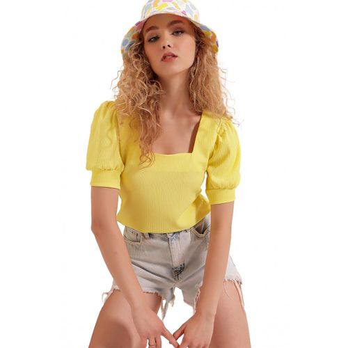 Blouse À Encolure Carré