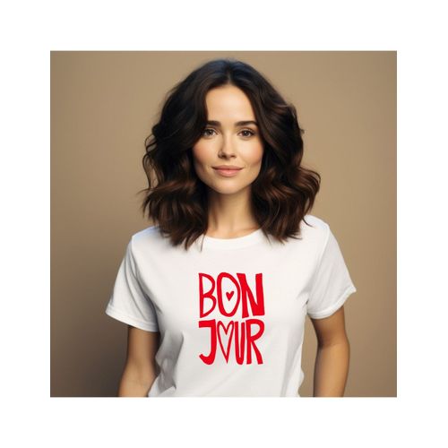 Tshirt Femme Bonjour 2