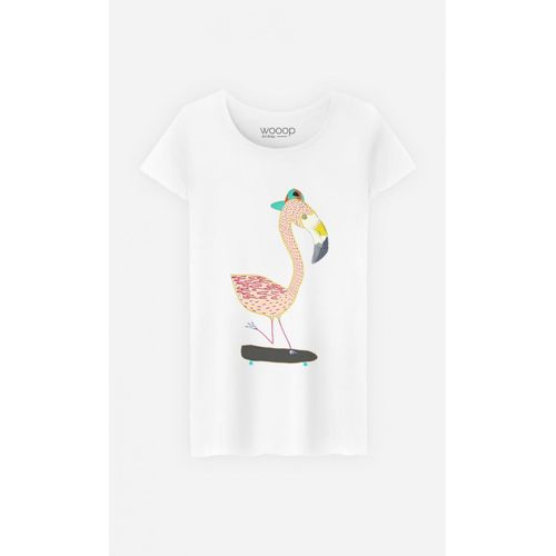 Tshirt Femme Flamingo Skater