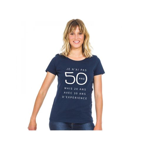 Tshirt Femme Je N'ai Pas 50 Ans Mais 20 Ans Avec 30 Ans D'experience Waf