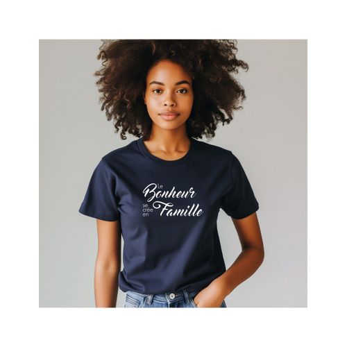 Tshirt Femme Le Bonheur Se Crée En Famille