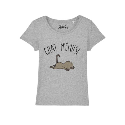 Tshirt Femme Chat M'epuise