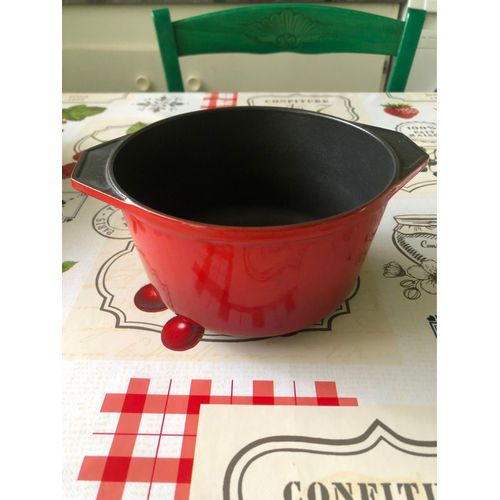 Caquelon En Fonte Véritable 