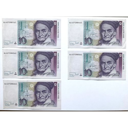 Billet 10 Deutsche Mark- 1993