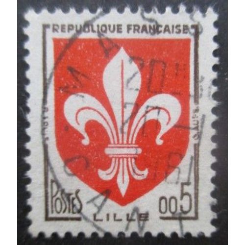 France N°1230 Armoirie De Lille Oblitéré