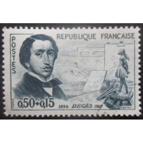 France N°1262 Edgar Degas Oblitéré