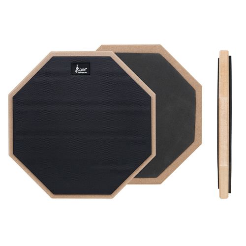 Slade 8/12 Pouces Tambour Muet Pratique Tambour Pad Métronome Pratique Silencieuse Tambour Muet Débutants Accessoires D'instruments De Percussion - Type 12 Inch Green #B