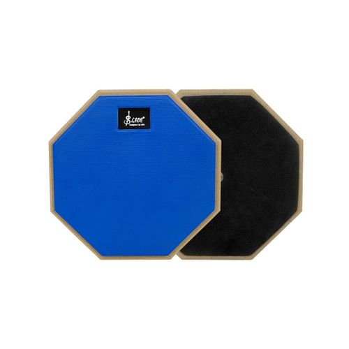 Slade 8/12 Pouces Tambour Muet Pratique Tambour Pad Métronome Pratique Silencieuse Tambour Muet Débutants Accessoires D'instruments De Percussion - Type 8 Inch Blue