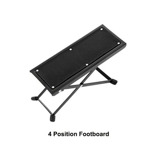 Pédale Repose-Pieds Pour Guitare,Hauteur 4/6 Positions,Coussinet En Caoutchouc Antidérapant En Métal,Pliable Et Réglable Pour Accessoires De Guitare - Type 4th Gear