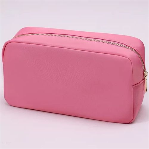 S/M/L/Xl 17 Couleurs Pochette En Nylon Maquillage Sac Cosmétique Fermeture Éclair Articles De Toilette Organisateur Sac Pour Femmes Filles Voyage Cadeau Pochette De Maquillage