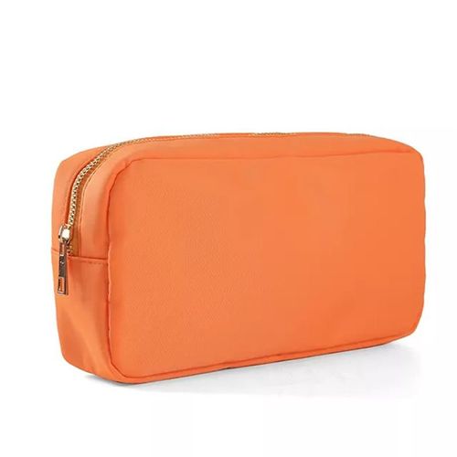 S/M/L/Xl 17 Couleurs Pochette En Nylon Maquillage Sac Cosmétique Fermeture Éclair Articles De Toilette Organisateur Sac Pour Femmes Filles Voyage Cadeau Pochette De Maquillage