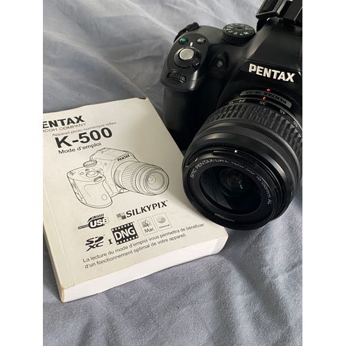 Pentax K-500 16.3 mpix + Objectif zoom 18-55 mm
