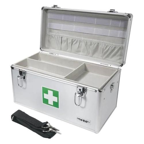 Hmf 14701-09 Boîte Premiers Soins Vide, Boîte Multi-Usage À Pharmacie, 40 X 22,5 X 20,5 Cm