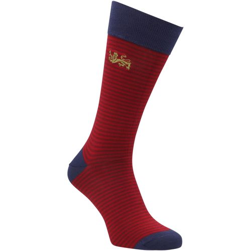 Chaussettes Rayées Charles Tyrwhitt Lions Britanniques Et Irlandais - Rouge