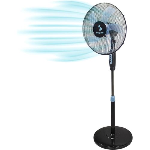 P206VEN130 Ventilateur sur Pied avec Minuterie - Ventilateur sur Pied 40 cm à 5 pales, 40 Watt