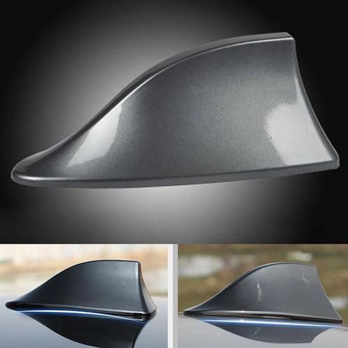 Autoradio Shark Fin Signal D'antenne Pour Nissan Tiida X-Trail Qashqai Skoda Octavia Fabia Renault Clio Hyundai Ix35 Ford Gris
