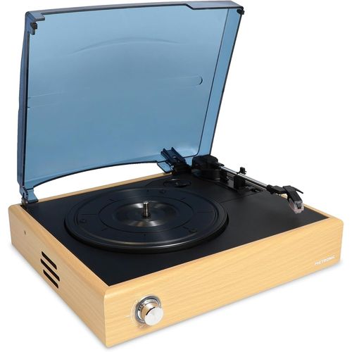 Lbgwp60-Platine Vinyle Bluetooth Vintage,Tourne Disque À 3 Vitesses 33,45 Et 78 Tours,Haut-Parleurs Intégrés,Finition Bois-477360