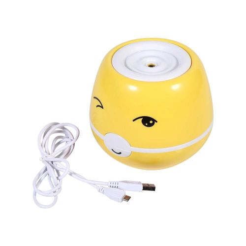 Accueil Mini USB Humidificateur d'air à ultrasons Purificateur Diffuseur d'arômes Atomiseur Jaune