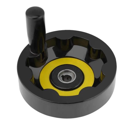 Fraiseuse de tour 12 x 125 mm à l'intérieur du volant ondulé avec poignée tournante