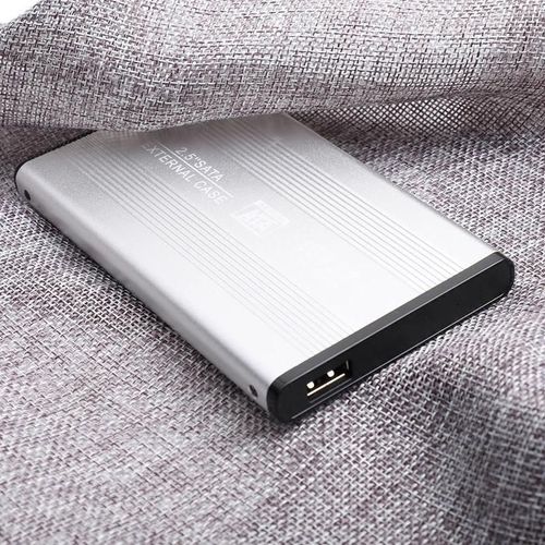 Boîtier externe USB3.0 Ordinateur portable Disque dur externe Compact Ordinateur de stockage haute performance Disque Hark mécanique Argent,1T