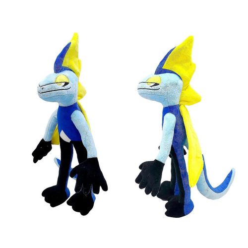 42cm Inteleon Plush Toy Cartoon Anime Game Figure Doll Dold Soft Farmed Anmial Kawaii Interleon Doll Kids Toy Fans Fans Birthday