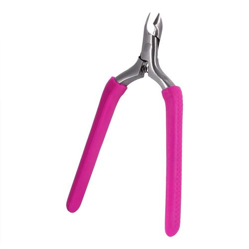 Nouveau Silicone En Acier Inoxydable Skin Plier Nail Art Nipper Clipper Dead-Skin Remover Manucure Tool 