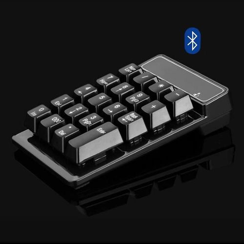 2,4 GHz Mini USB Pavé numérique sans fil 19 touches Pavé numérique Récepteur pour Windows XP / 7 / 8 Ordinateur portable Ordinateur portable Bluetooth
