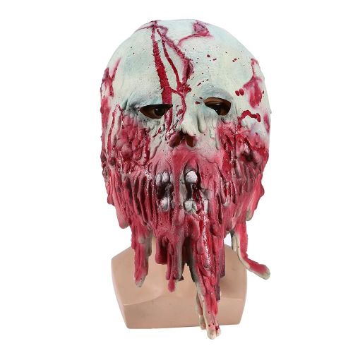 Masque Facial Effrayant En Latex Adulte Pour Déguisement Halloween Costume Cosplay Party
