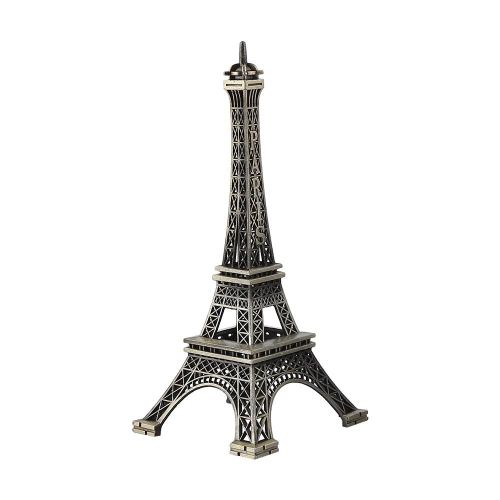 Bronze Ton Paris Tour Eiffel Figurine Statue Vintage Alliage Modèle Décor