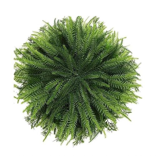 1/2pcs Noël Sets De Table Verdure D'hiver Rond Faux Cèdre Feuille Set De Table Décor Pour Fête À La Maison 1pc