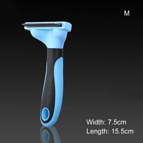 Brosse Pour La Mue Meilleur Outil De Toilettage Pour Animaux De Compagnie À Poils Longs Et Courts Pour Chiens Réduit La Perte De Poils Bleus Pour Chiens