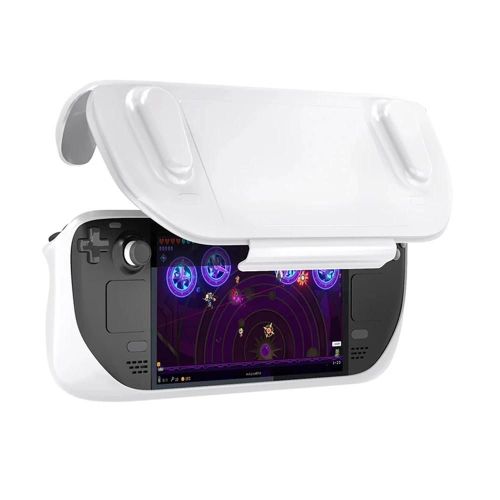 Étui De Protection De Console De Jeu Anti-Chute Housse De Protection De Jouet De Jeu Étanche Pour Steam-Deck Blanc