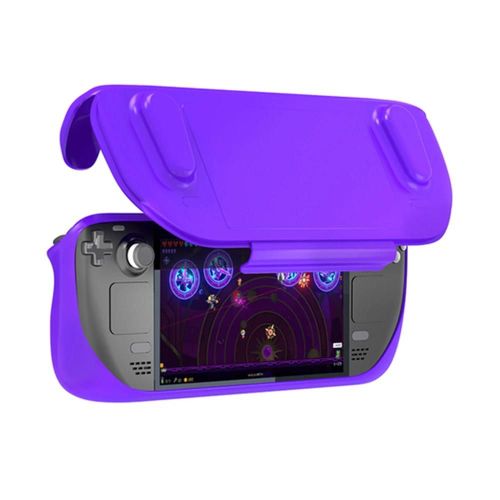 Console De Jeu Anti-Chute Étui De Protection Étanche Housse De Protection De Jouet De Jeu Pour Steam-Deck Violet
