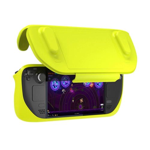Étui De Protection De Console De Jeu Anti-Chute Housse De Protection De Jouet De Jeu Étanche Pour Steam-Deck Jaune