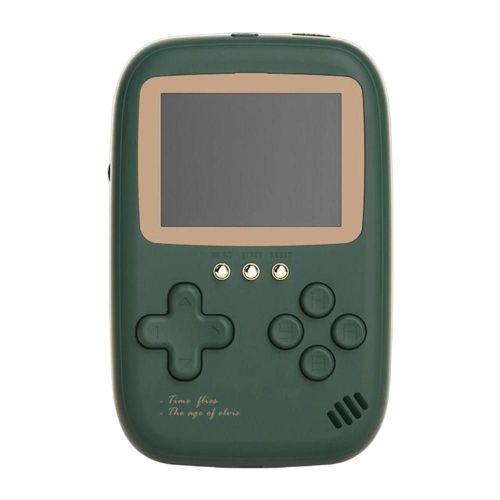Console De Jeu Rétro Avec 500 Jeux Nostalgiques Intégrés Chargement Usb Mini Lecteur De Jeu Portable Vert