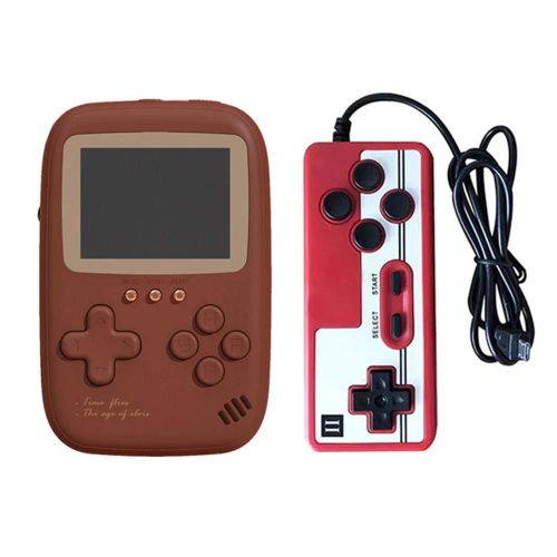 Console De Jeu Rétro Avec 500 Jeux Nostalgiques Intégrés Chargement Usb Mini Lecteur De Jeu Portable Rouge Avec Manette De Jeu