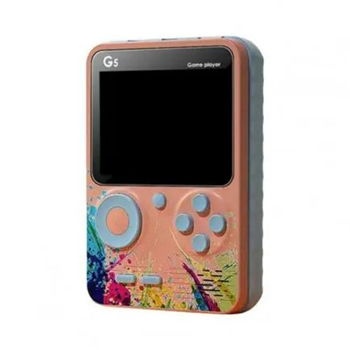500 En 1 Console De Jeu Portable Rétro Coloré Appareil De Jeu Léger Cadeau Pour Les Adultes Enfants Rose Singles