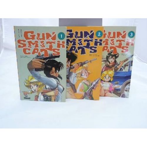 Lot De 3 Livres Gun Smith Cats Tome 1 À 3 -